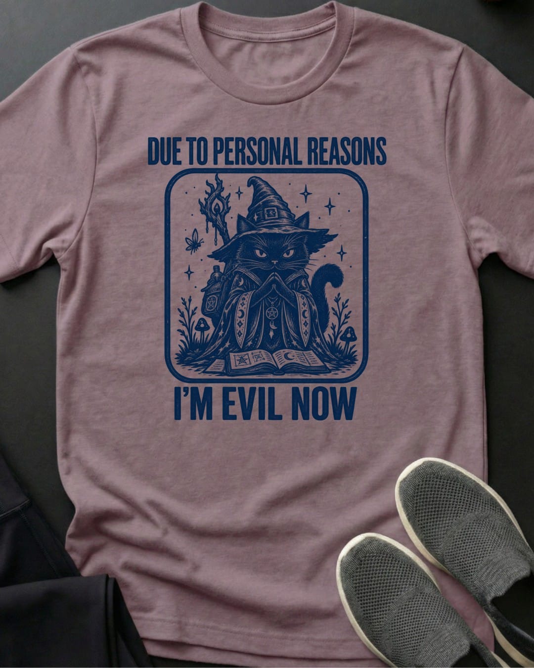 I'm Evil Now Tee in Paragon