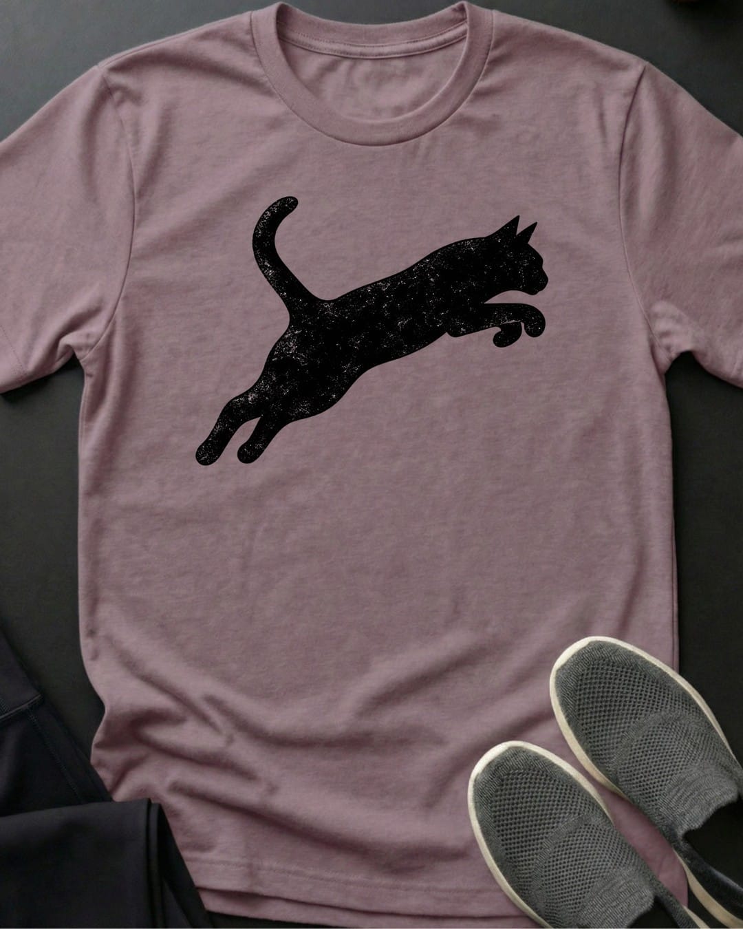 Leaping Cat Tee in Paragon