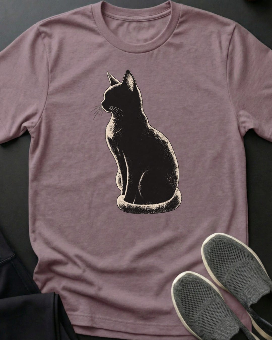Midnight Glow Cat Tee in Paragon