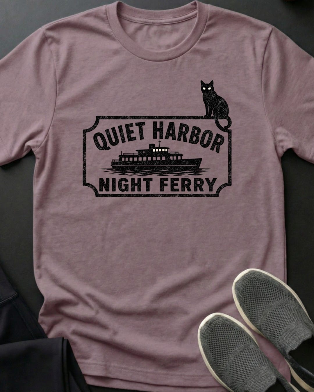 Quiet Harbor Night Ferry Tee in Paragon