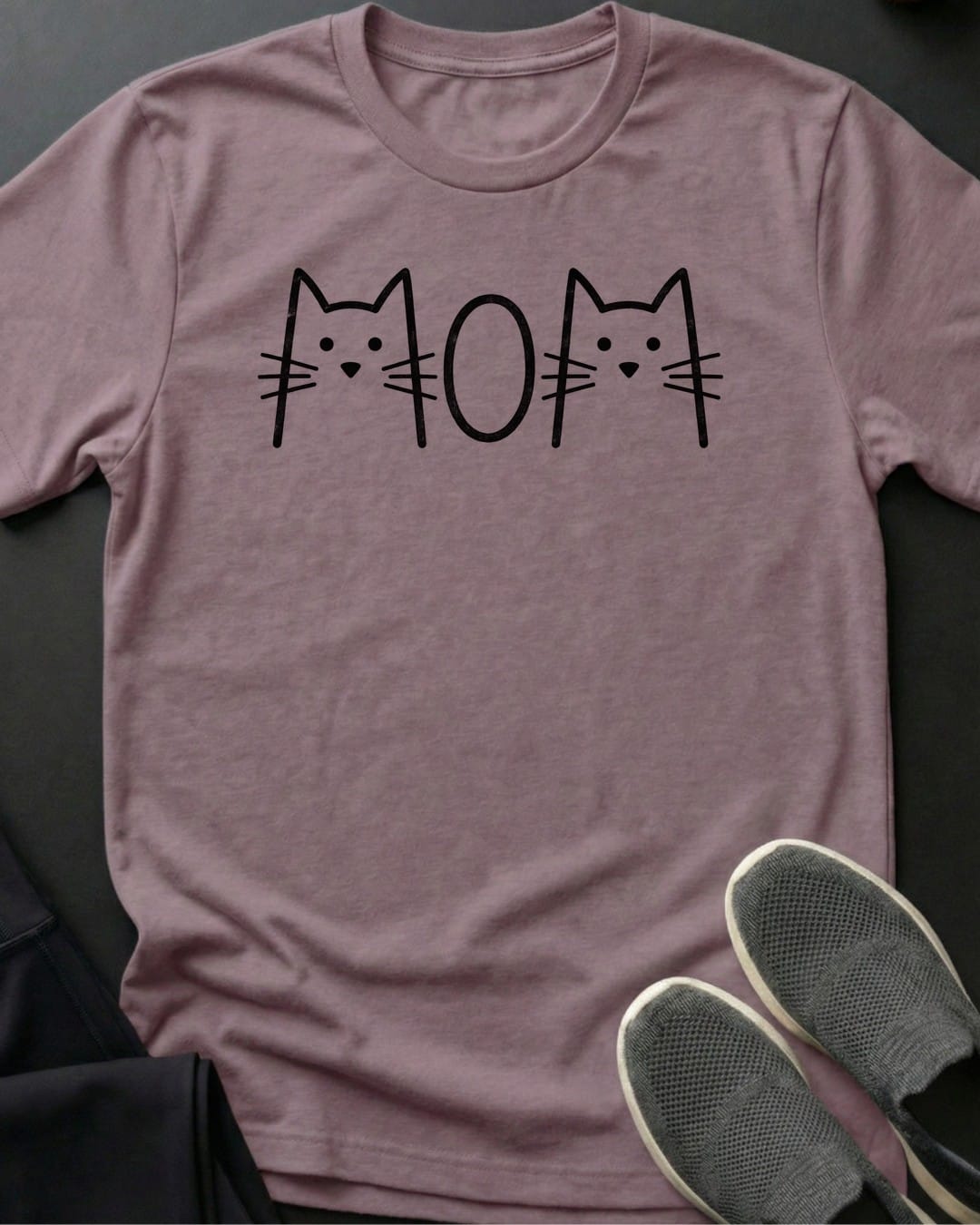 MOM Cat Ears Tee in Paragon
