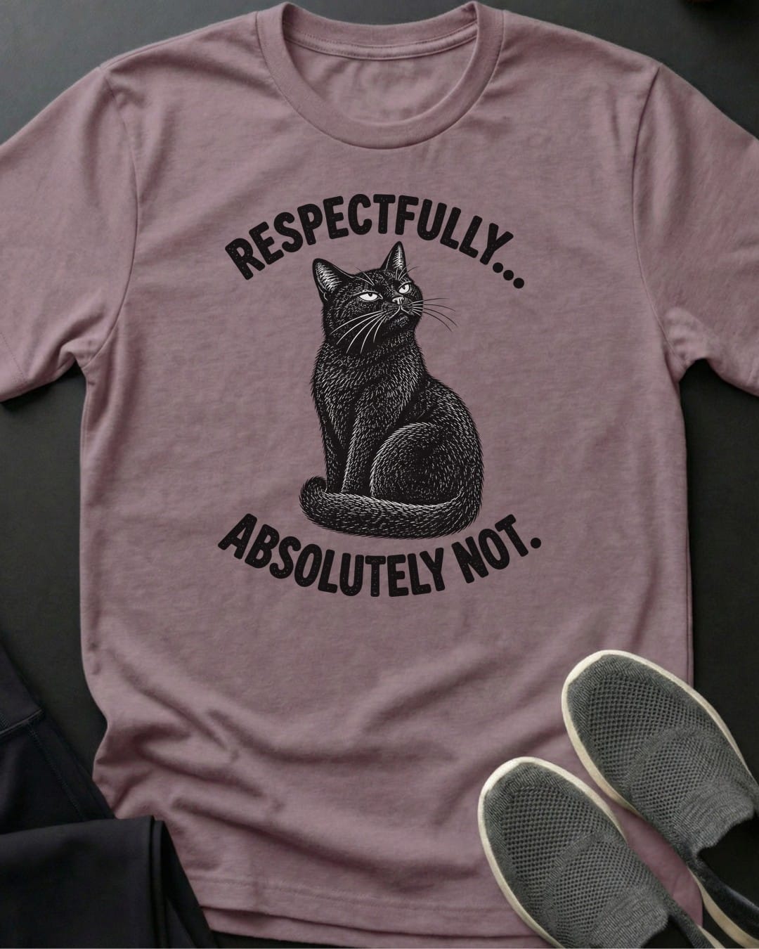 Respectfully Absolutely Not Tee in Paragon