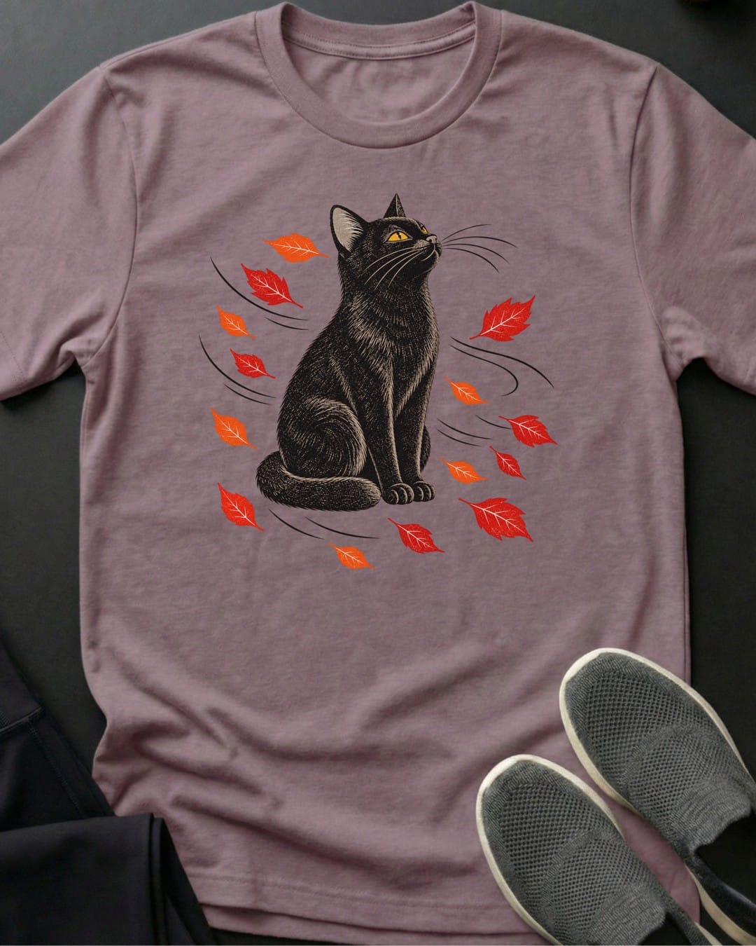 Autumn Wind Cat Tee in Paragon