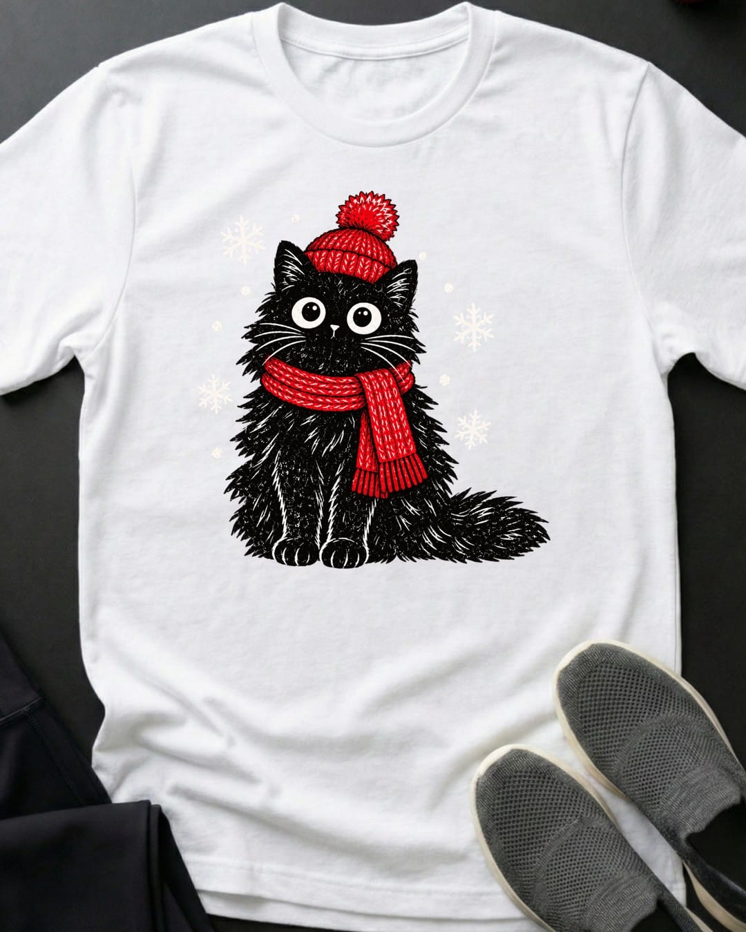Frosty Floof Tee in White