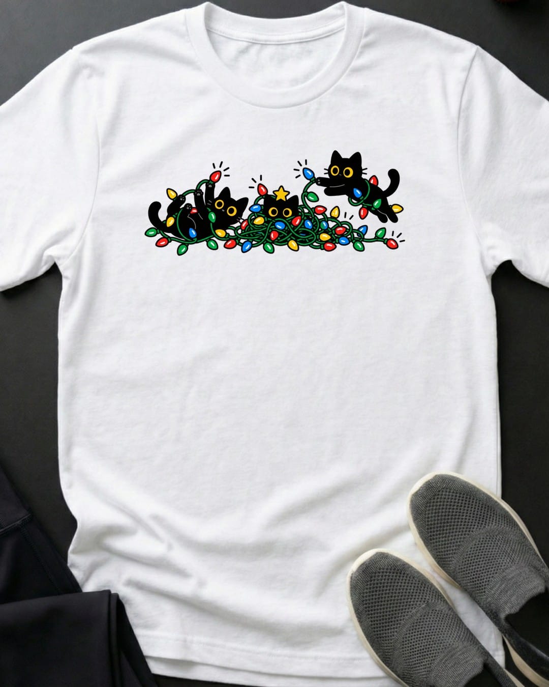 Tangled Lights Tee in White