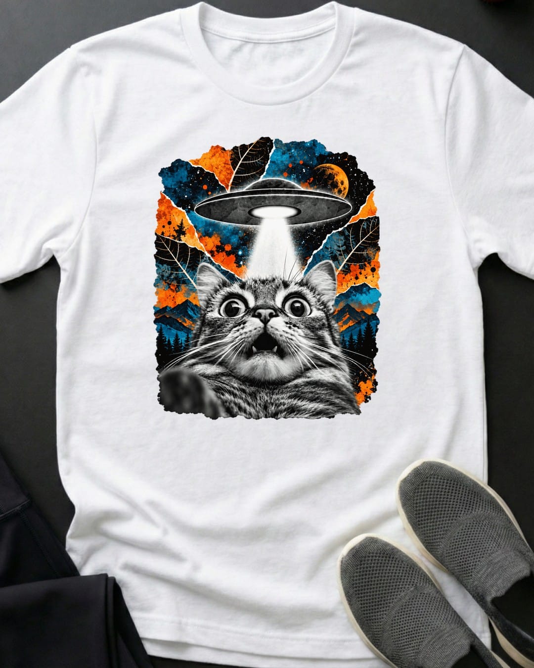 Night Visitors Tee in White