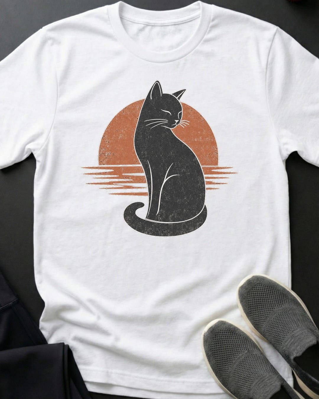 Sunset Cat Tee