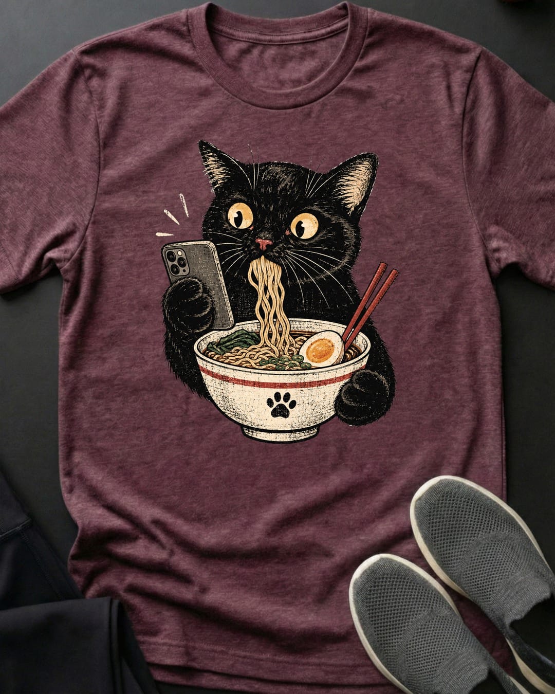 Scrolling And Ramen Tee