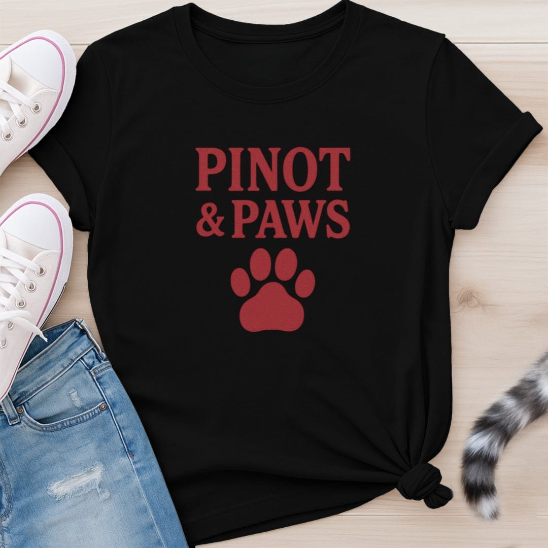 PINOT AND PAWS T-SHIRT