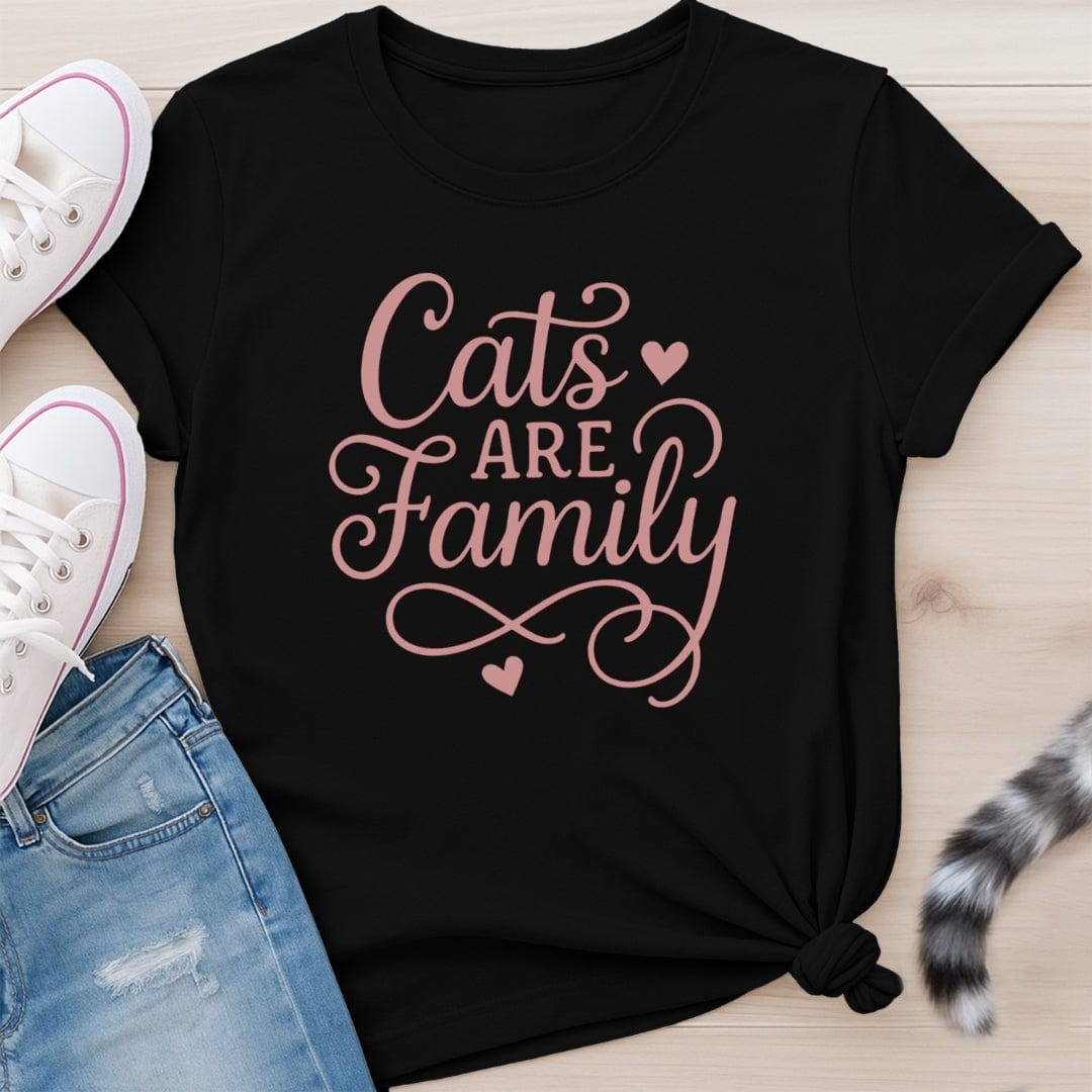 CATS ARE FAMILY T-SHIRT