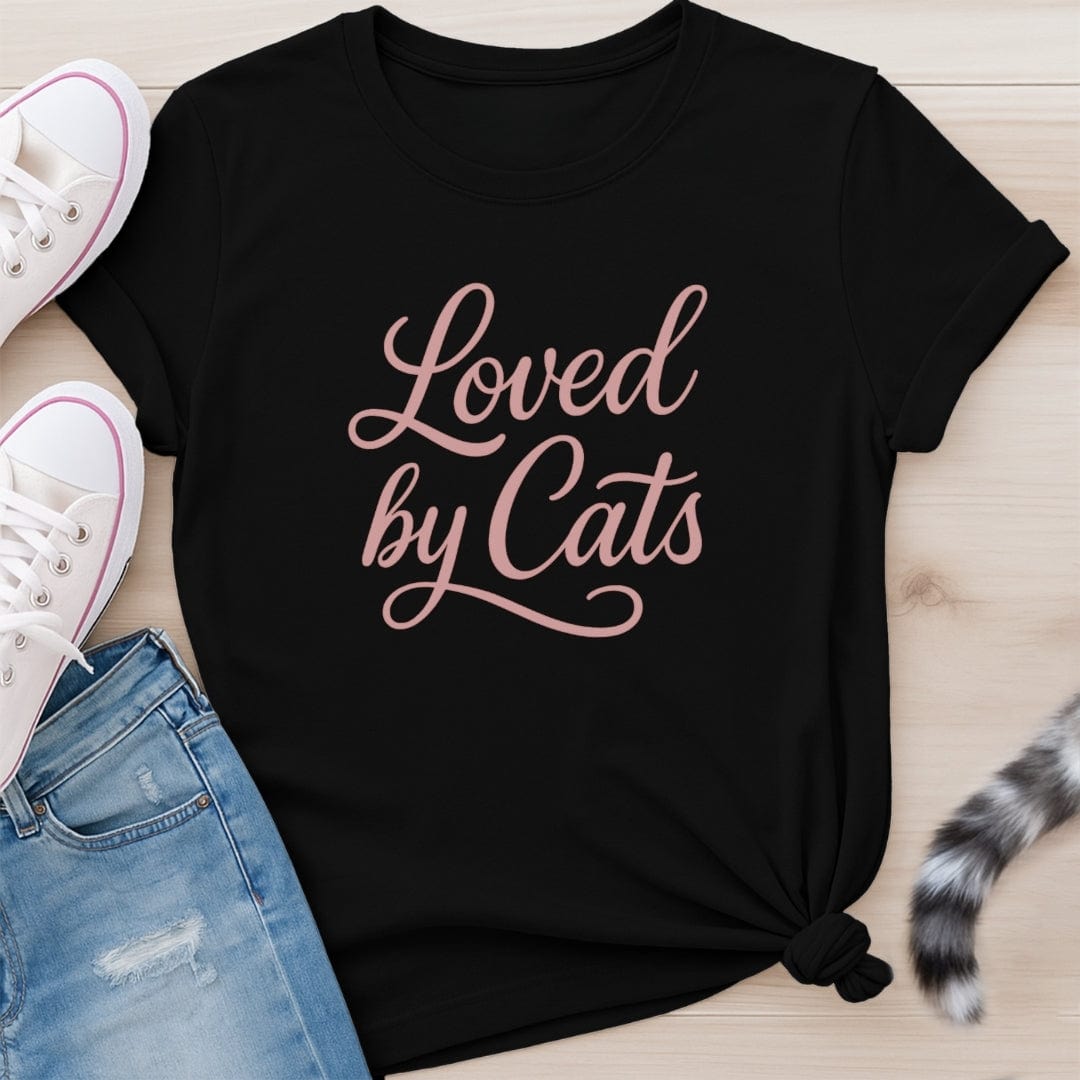 LOVED BY CATS T-SHIRT