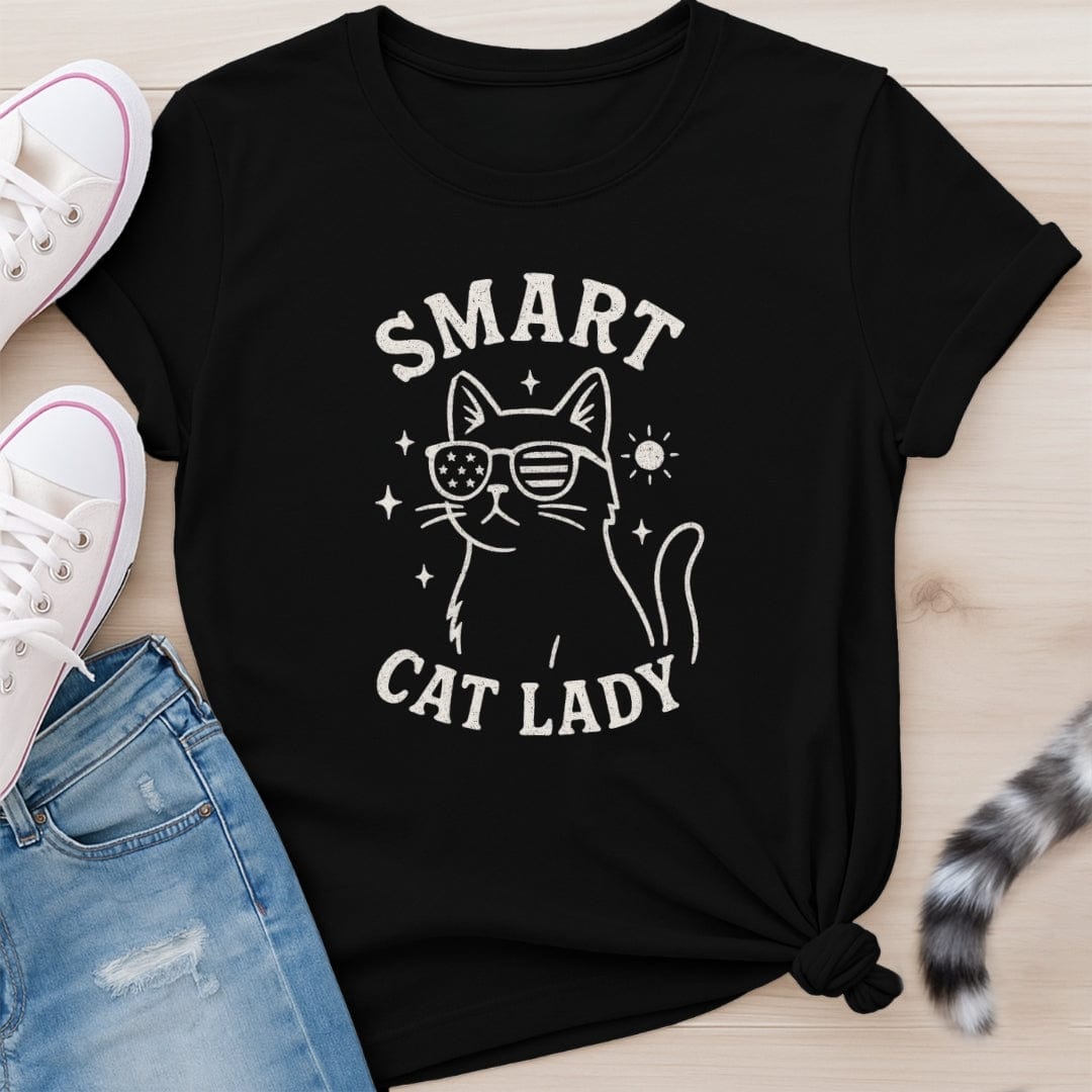 SMART CAT LADY T-SHIRT