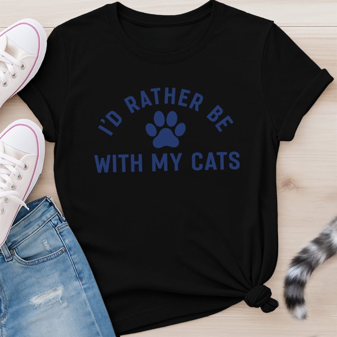 WITH MY CATS T-SHIRT
