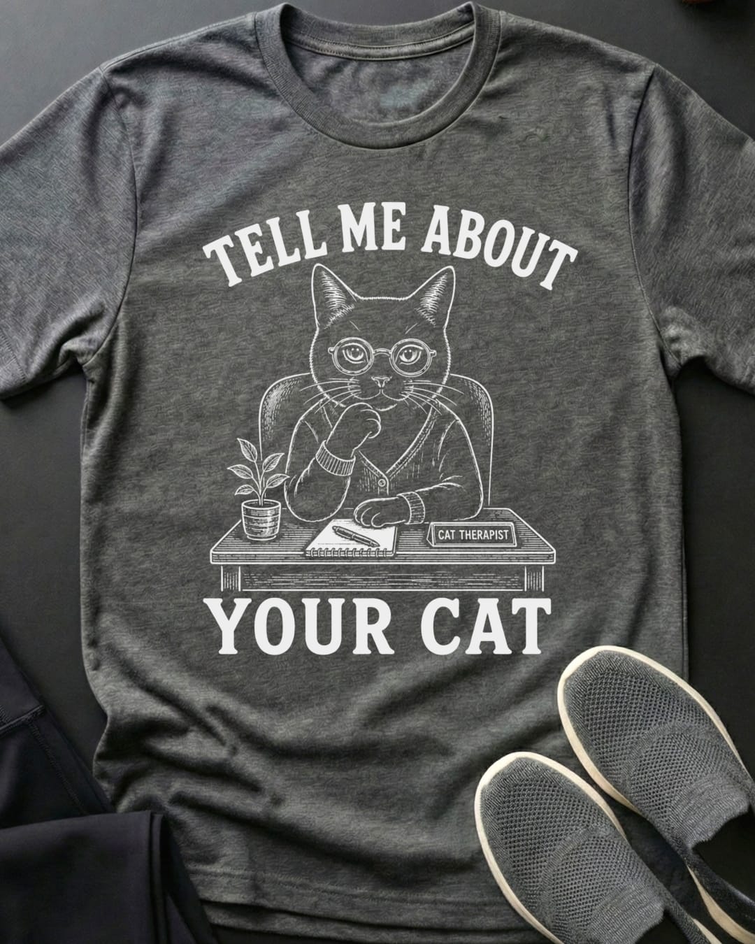 Tell Me About Your Cat Tee