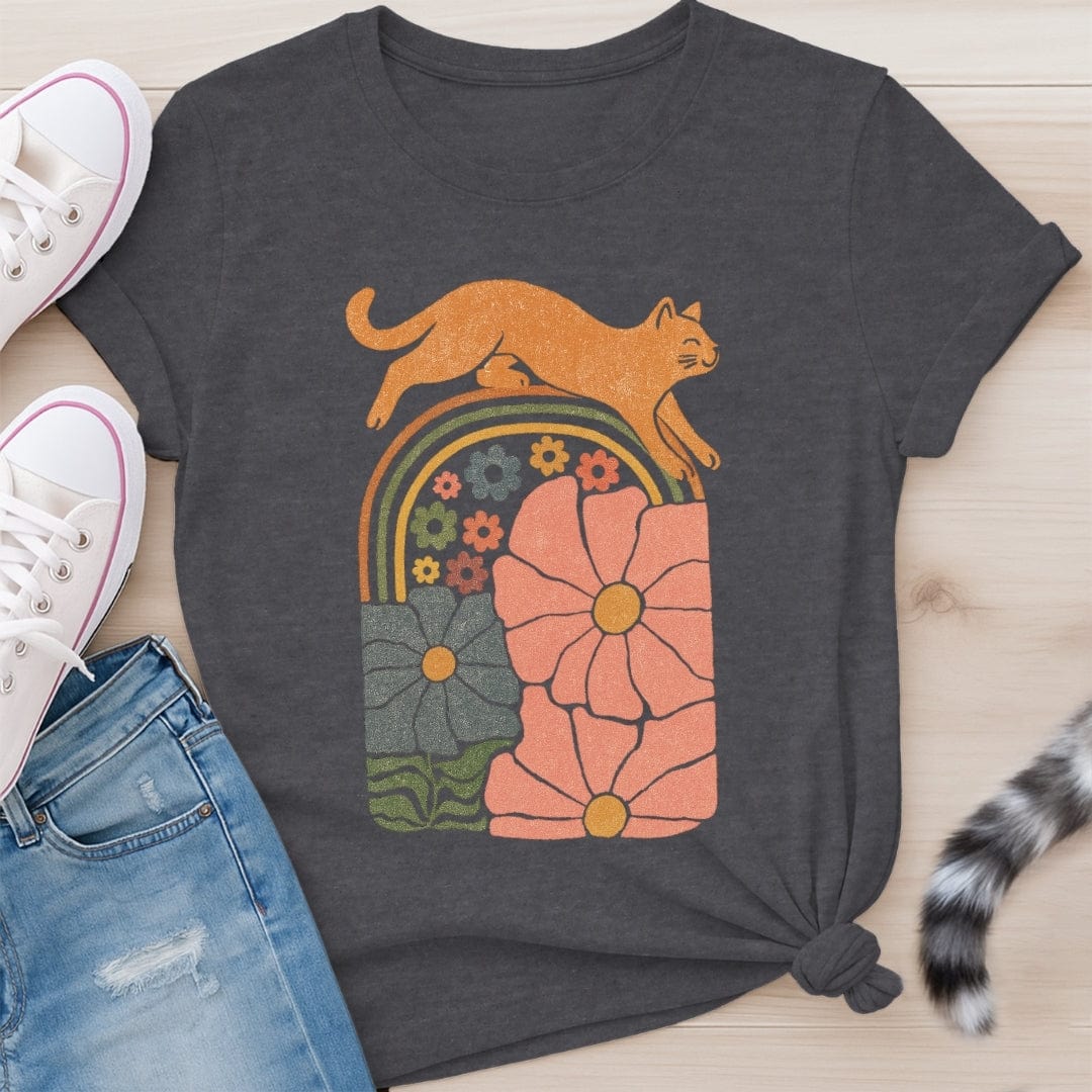 KITTY FLOWERS T-SHIRT