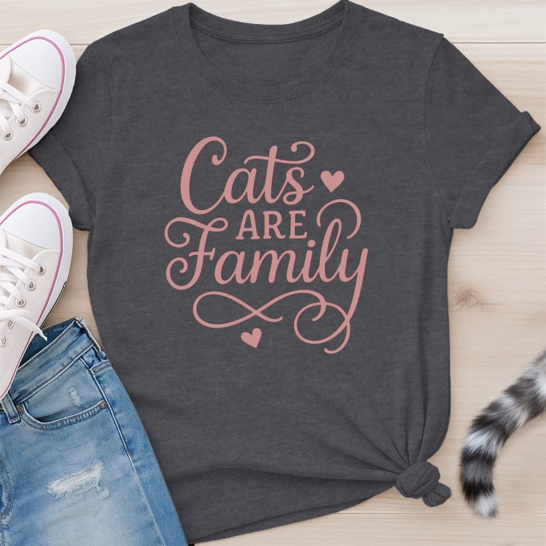 CATS ARE FAMILY T-SHIRT
