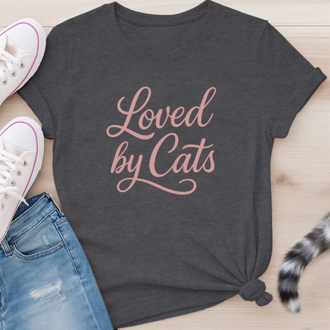 LOVED BY CATS T-SHIRT