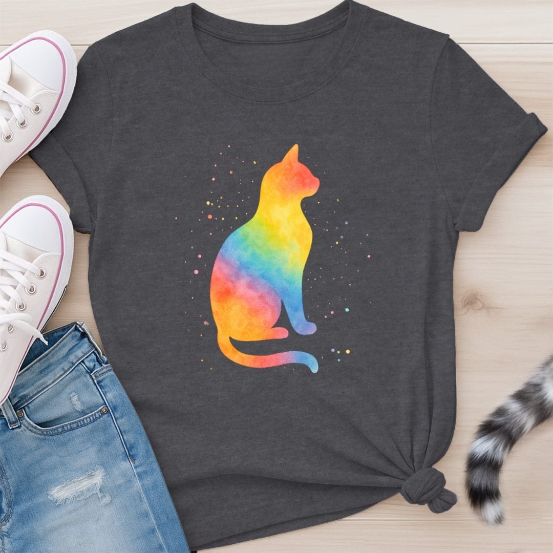 COLOR SPLASH CAT T-SHIRT