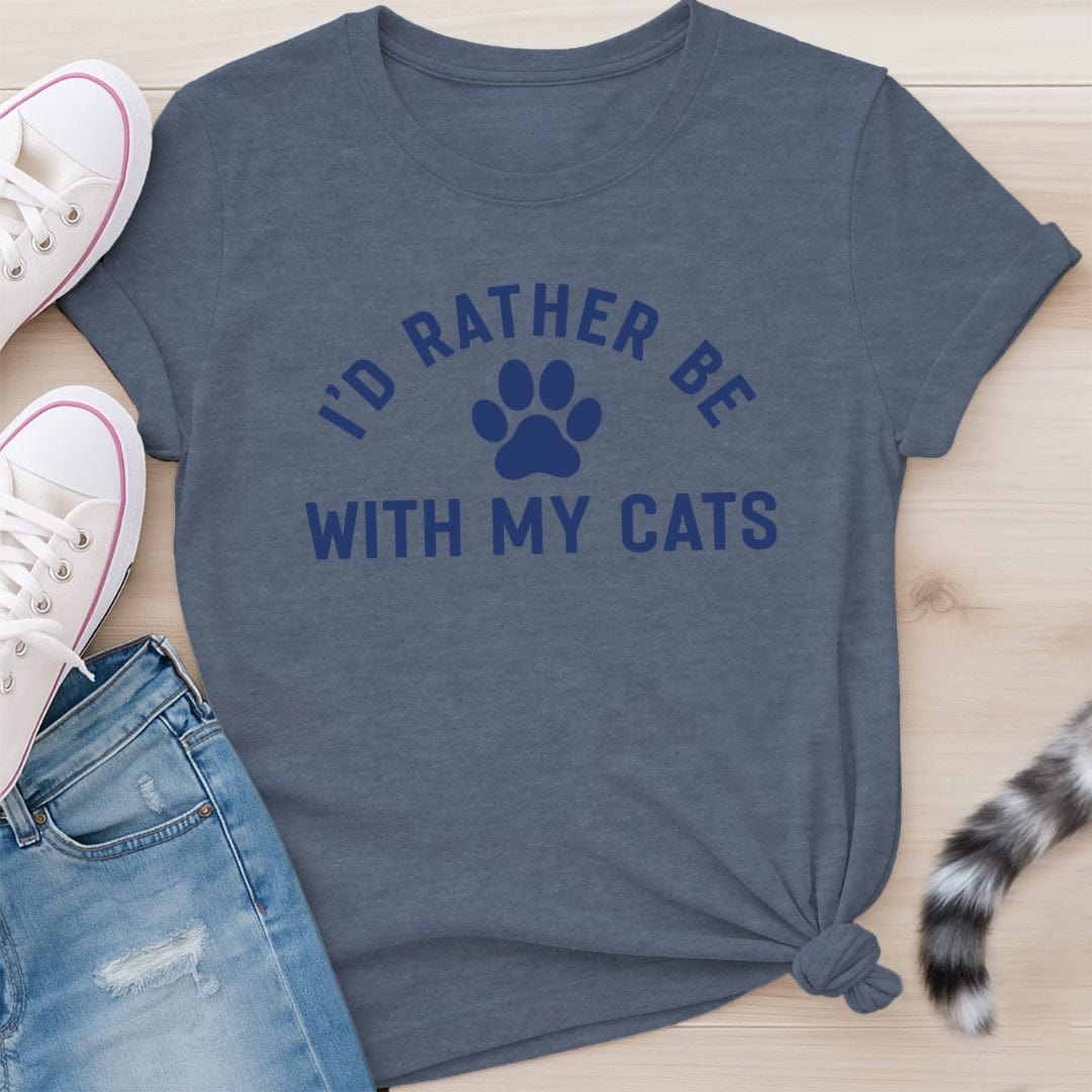 WITH MY CATS T-SHIRT