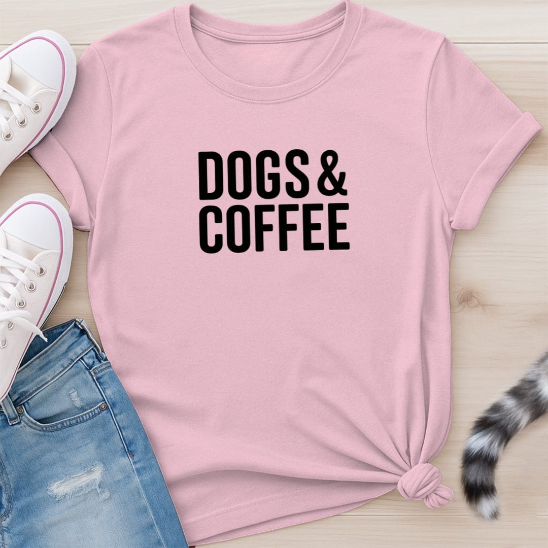 DOGS & COFFEE T-SHIRT