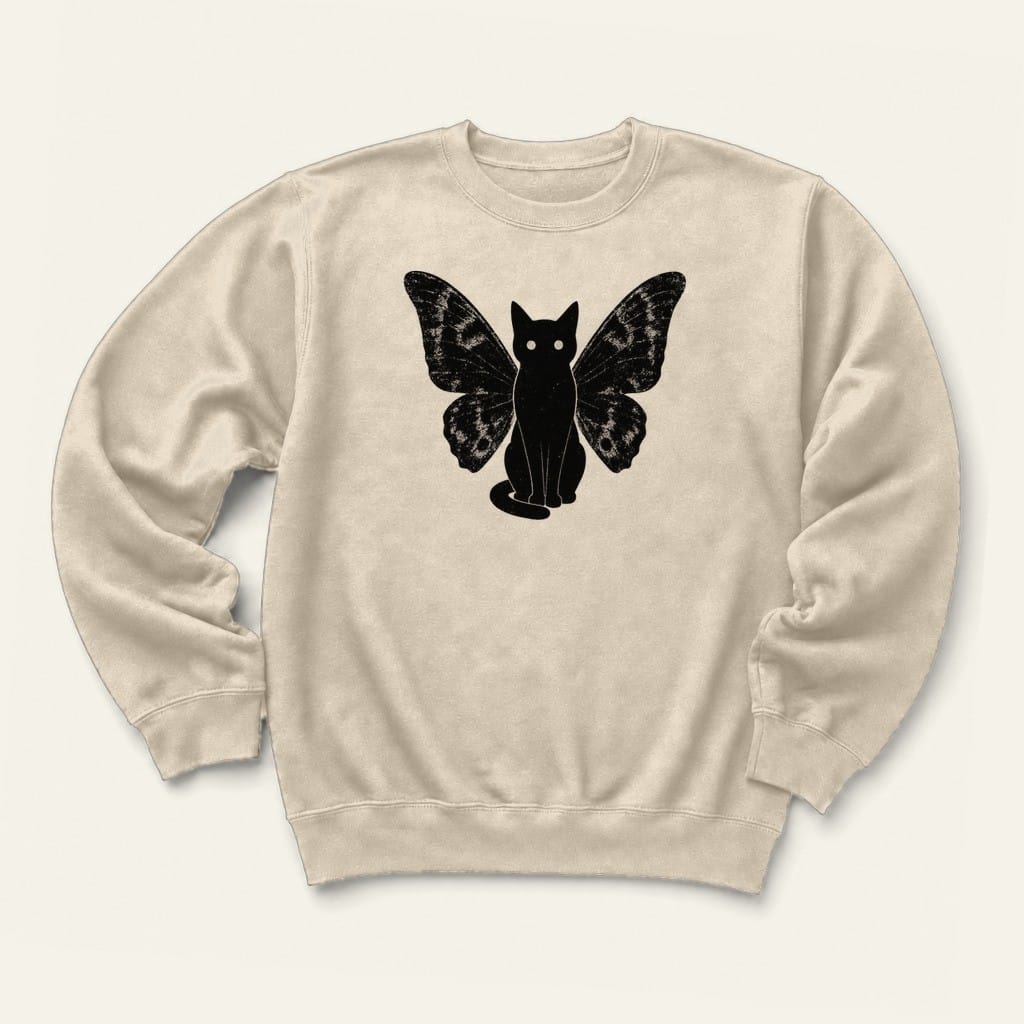 Meowthman Sweatshirt in Sand