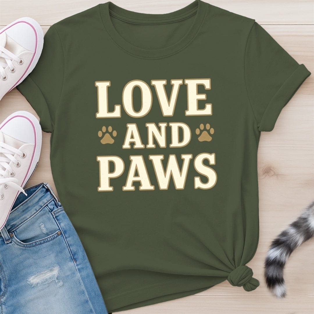 LOVE & PAWS T-SHIRT