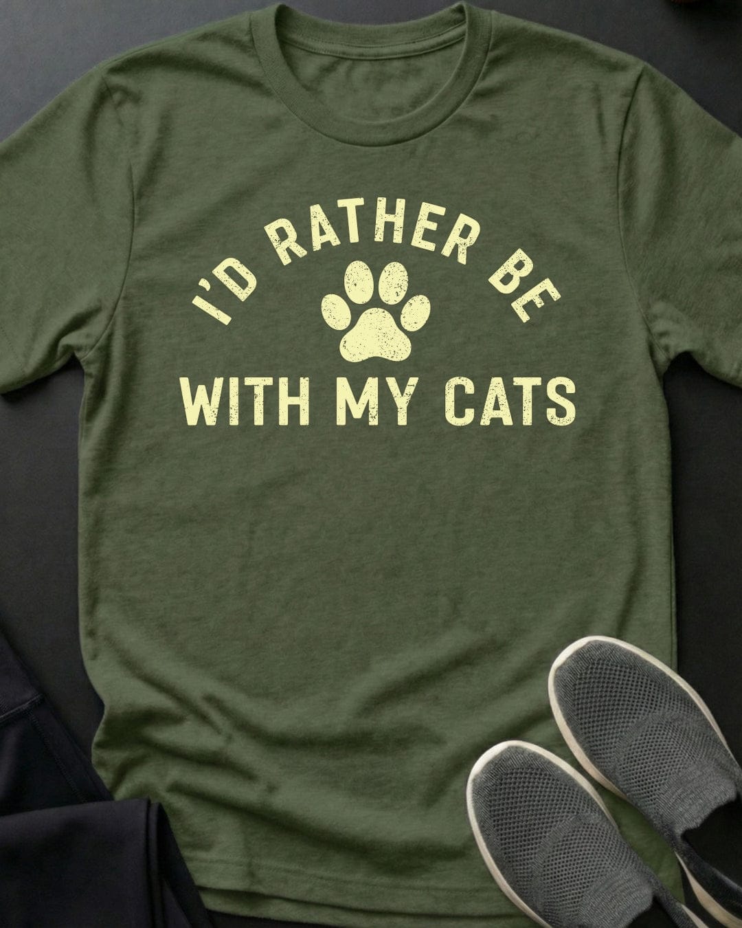 With My Cats Tee
