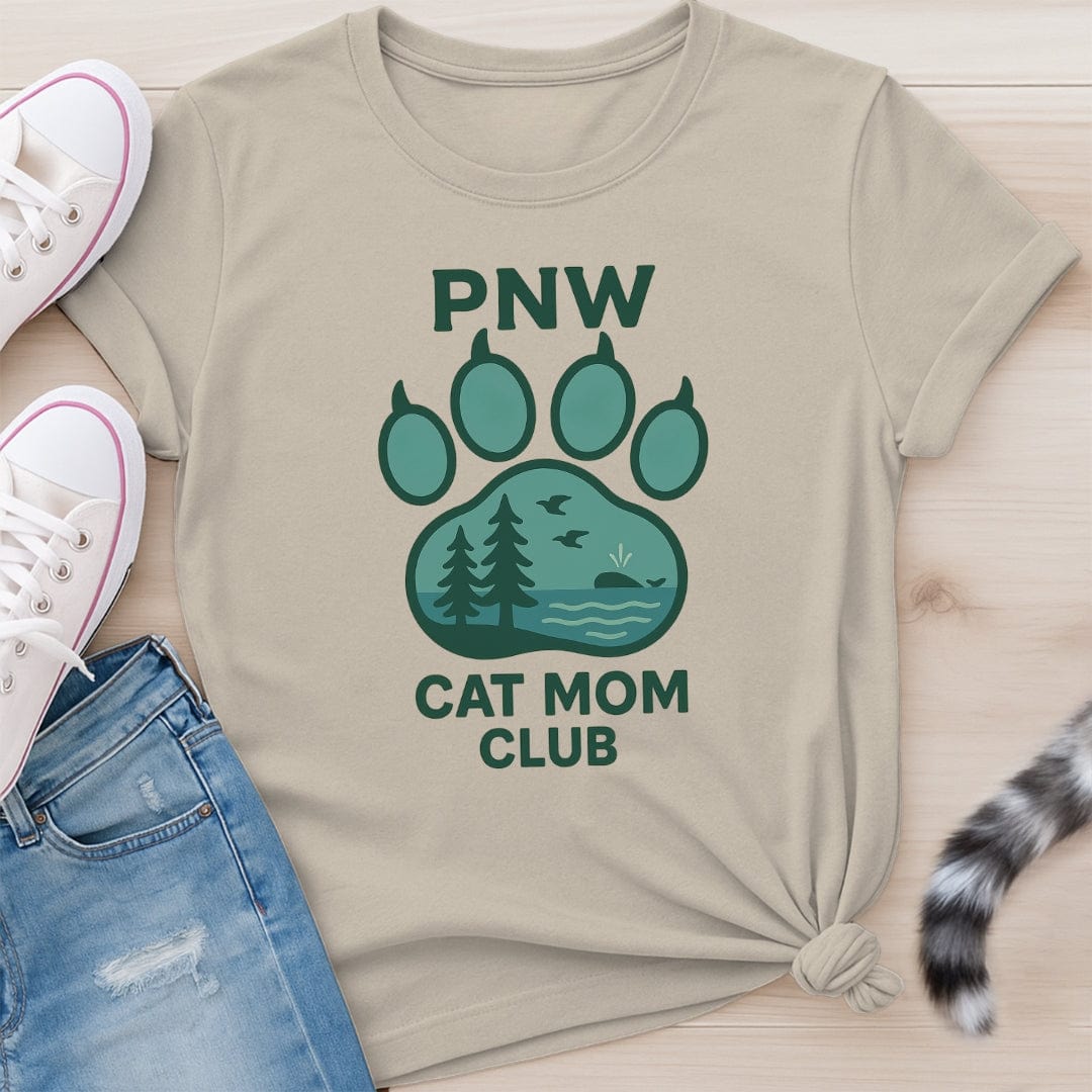 PNW CAT MOM CLUB T-SHIRT