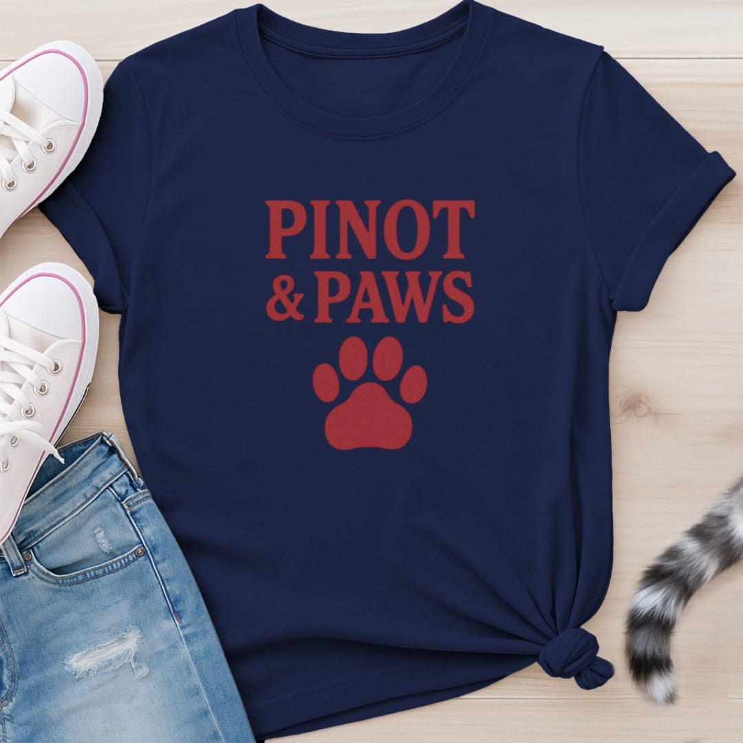 PINOT AND PAWS T-SHIRT