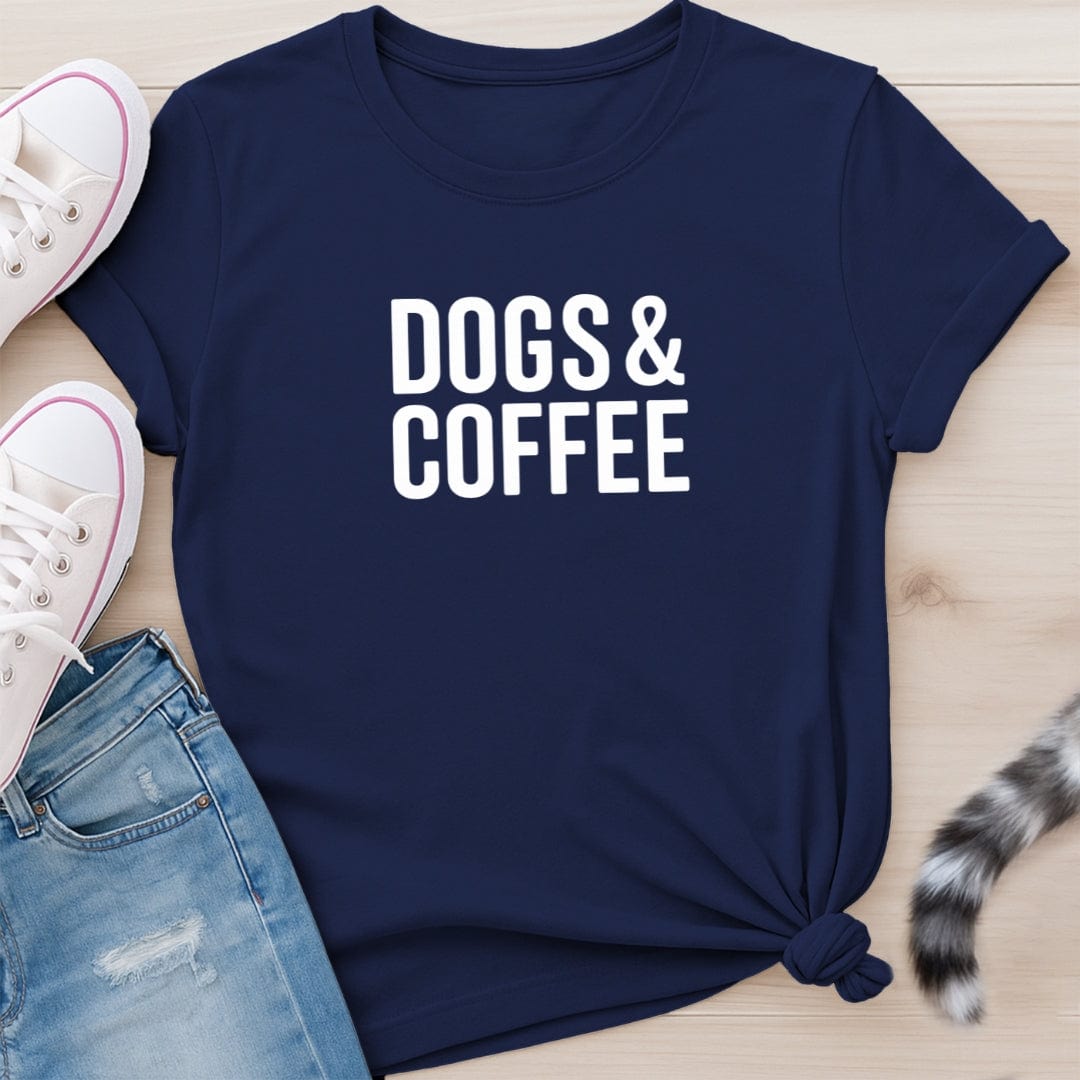 DOGS & COFFEE T-SHIRT