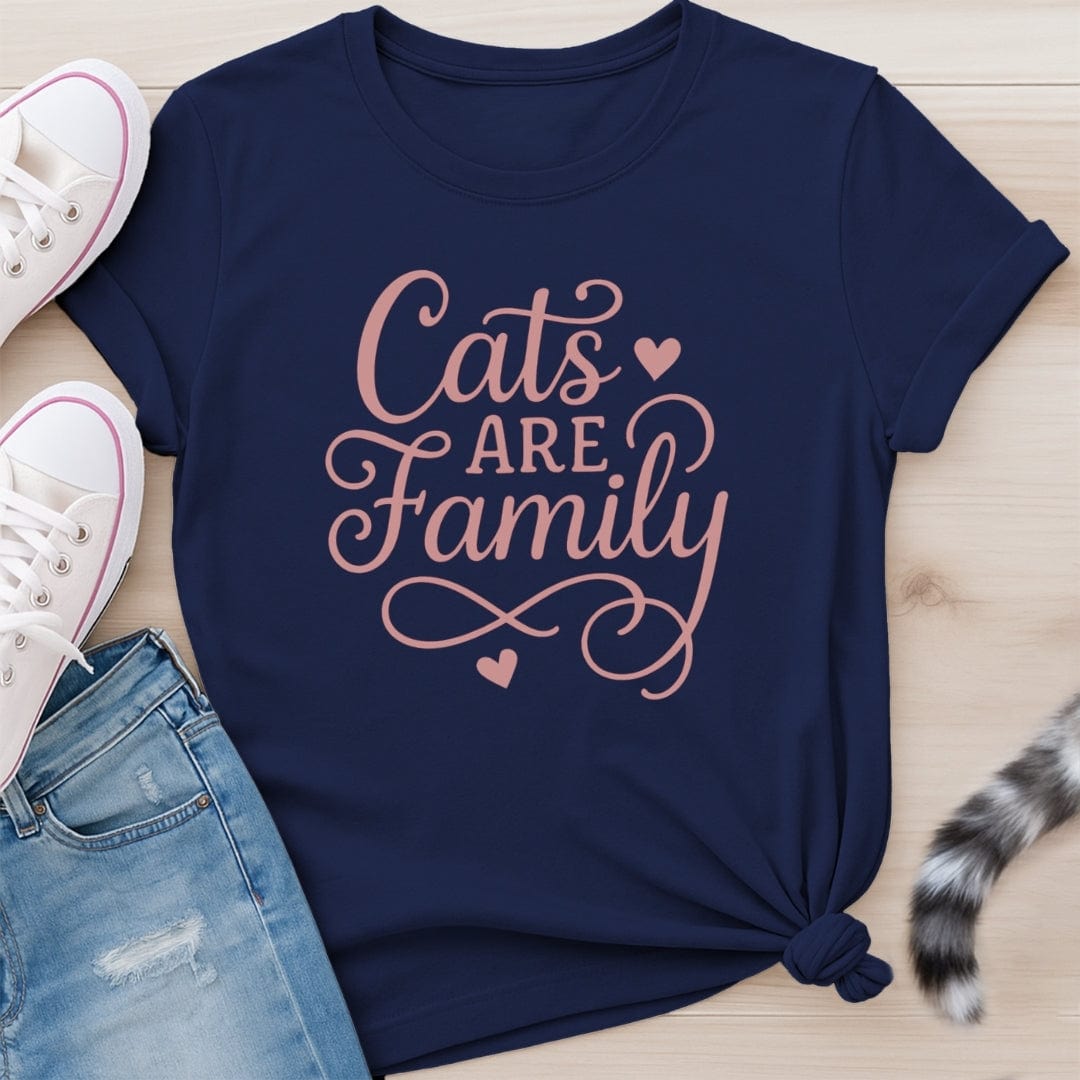 CATS ARE FAMILY T-SHIRT