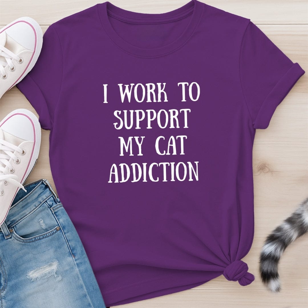 CAT ADDICTION T-SHIRT