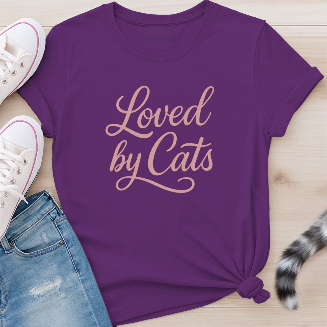 LOVED BY CATS T-SHIRT