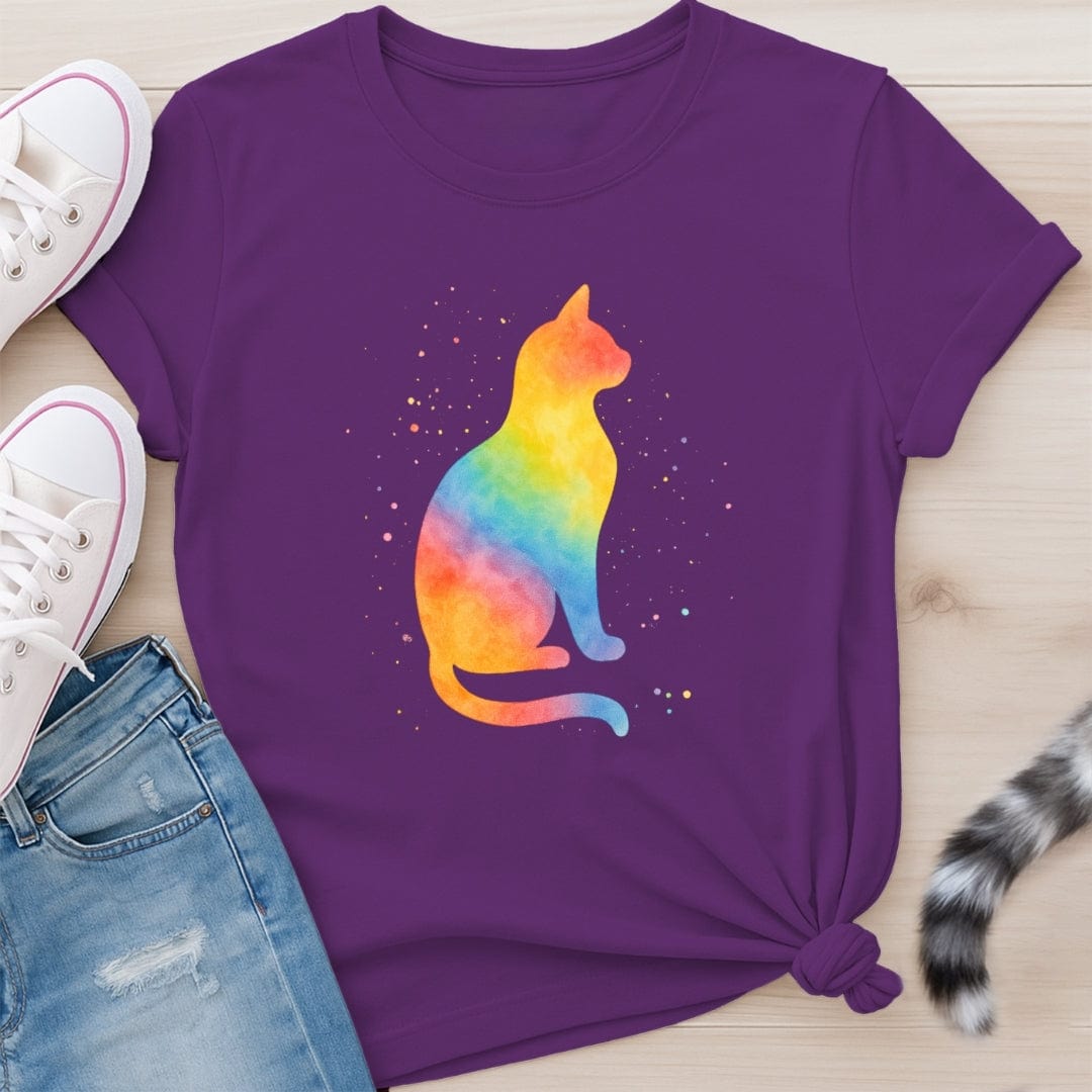 COLOR SPLASH CAT T-SHIRT