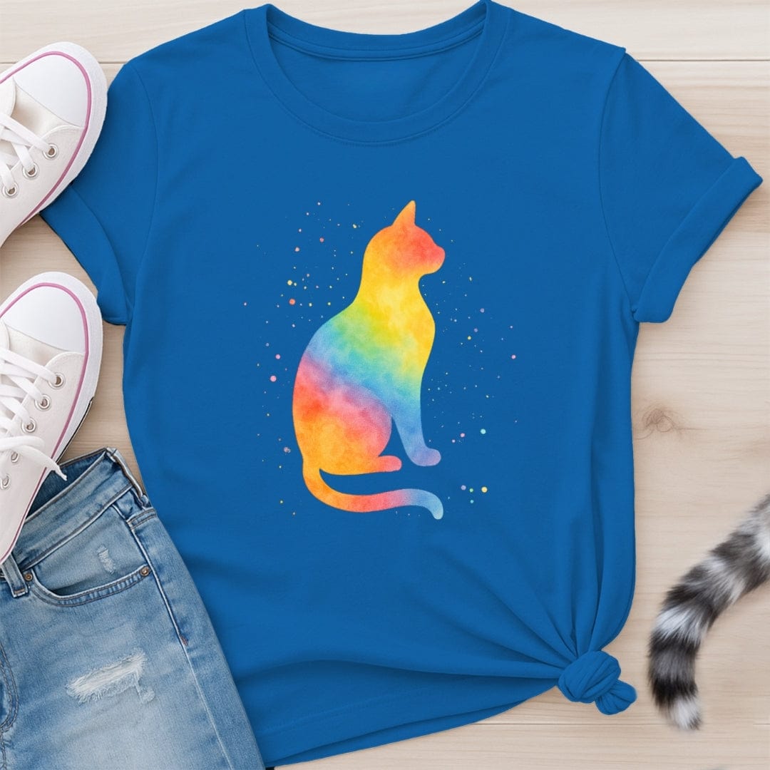 COLOR SPLASH CAT T-SHIRT