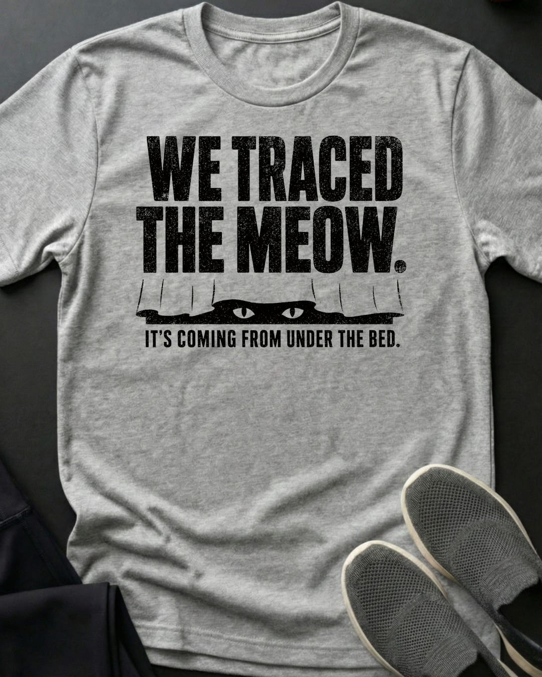 Meowing Traced Tee