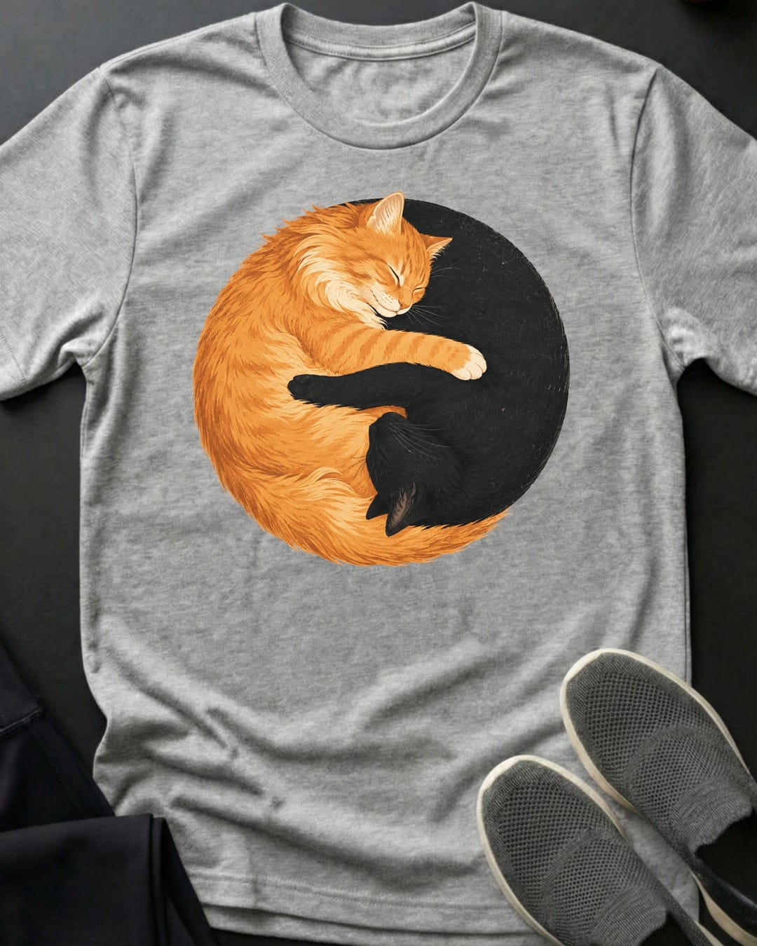 Yin Yang Orange Tee