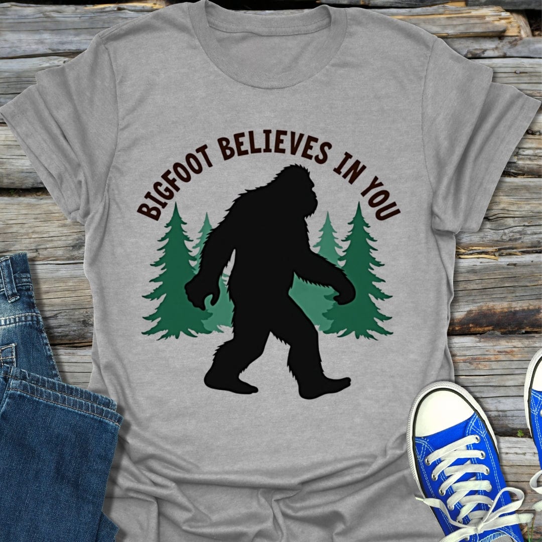 Bigfoot Believes T-Shirt