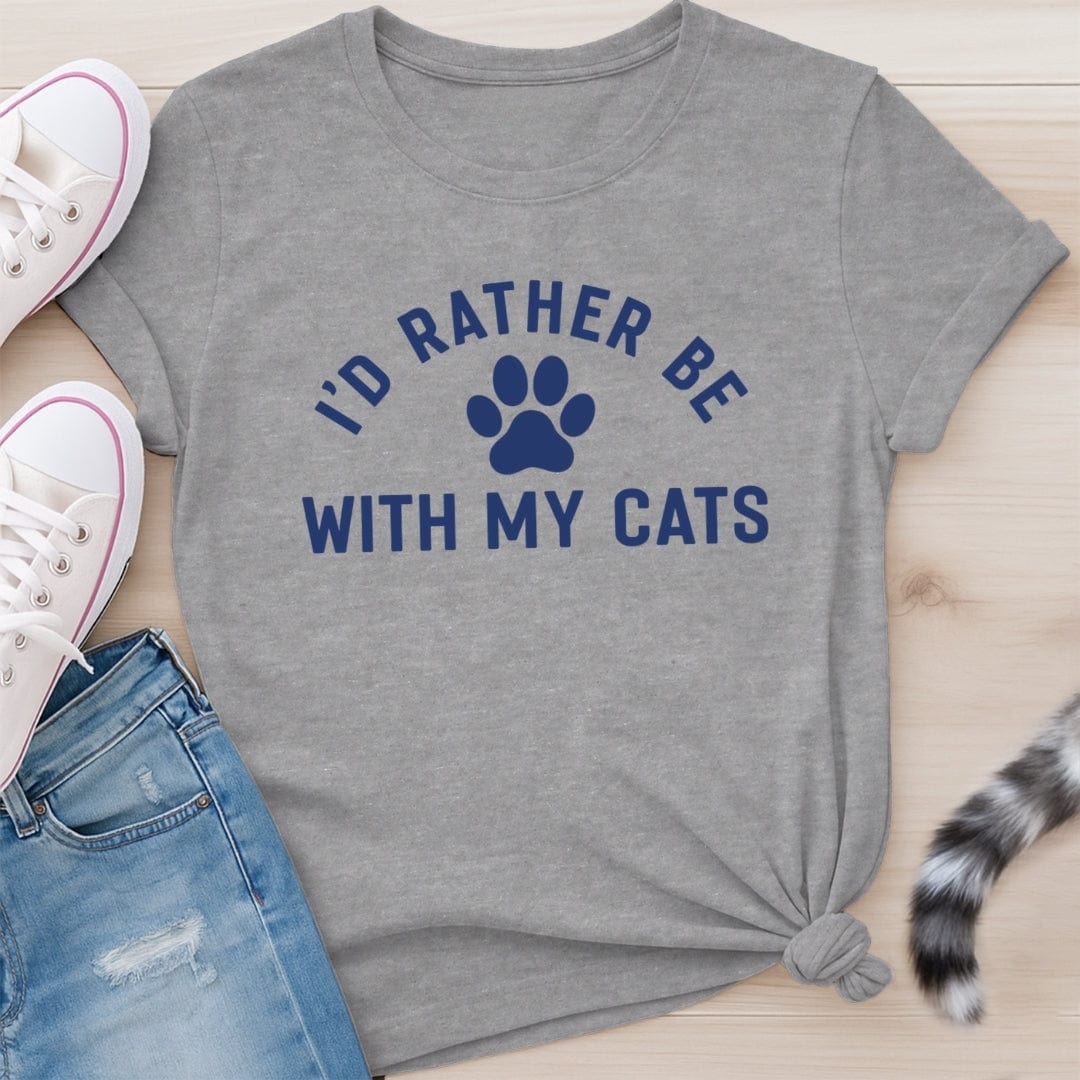 WITH MY CATS T-SHIRT