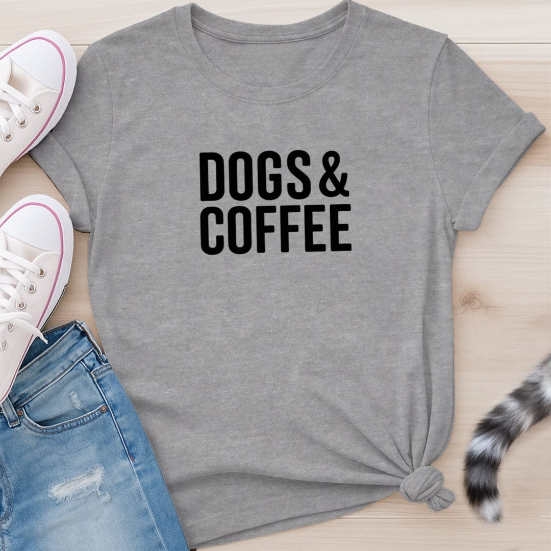 DOGS & COFFEE T-SHIRT