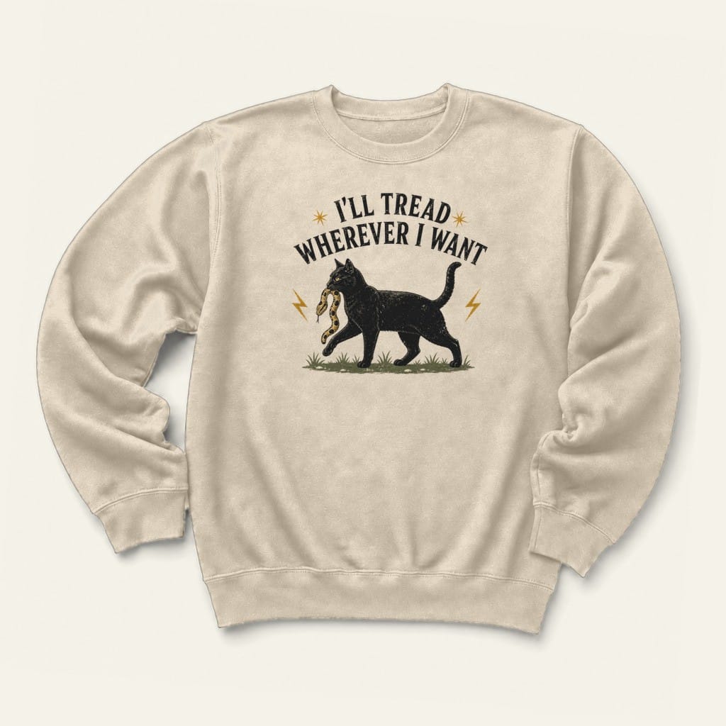 Tread Wherever Sweatshirt in Sand