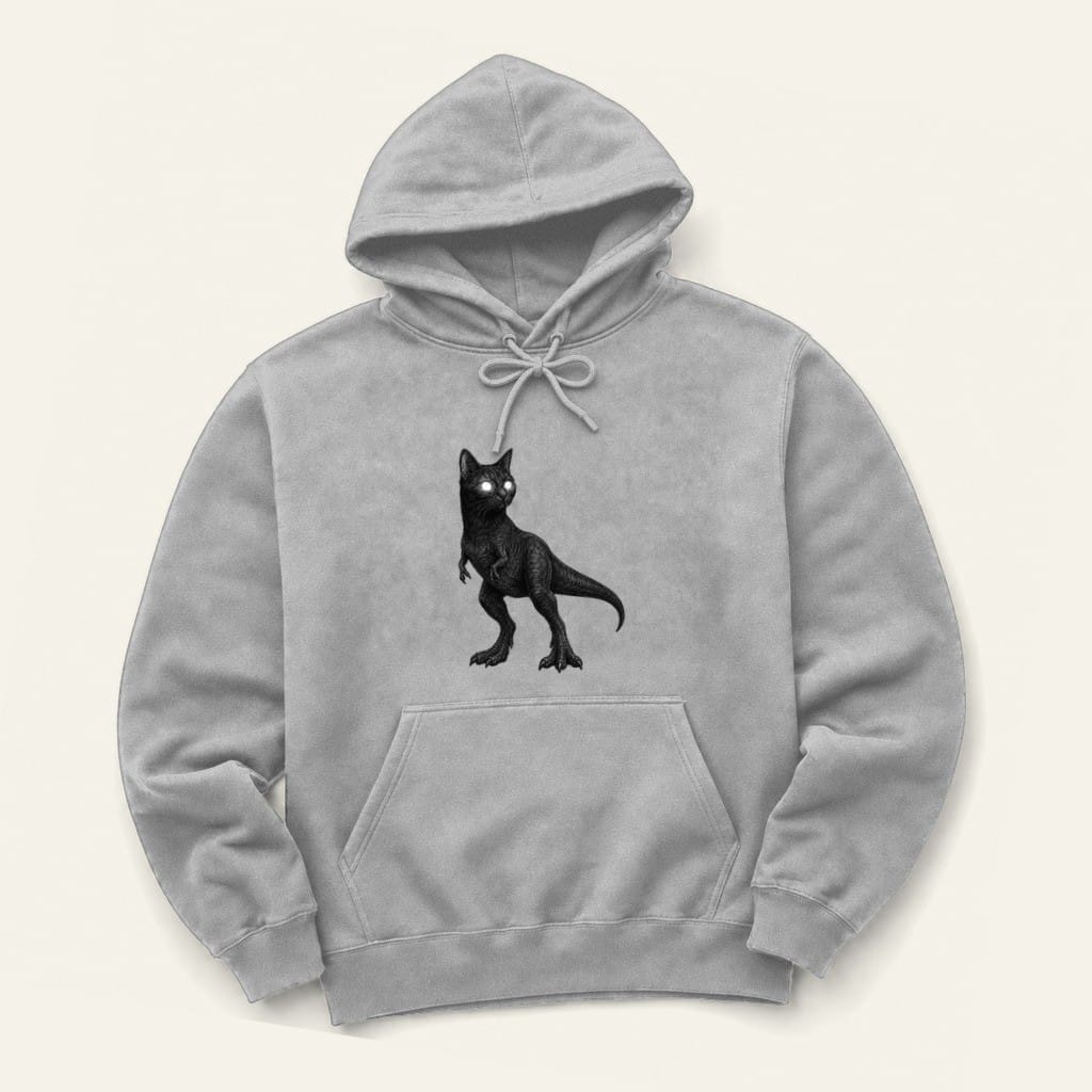 Voidasaurus Hoodie in Sport Grey