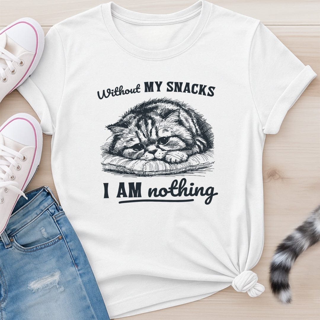 WITHOUT SNACKS T-SHIRT