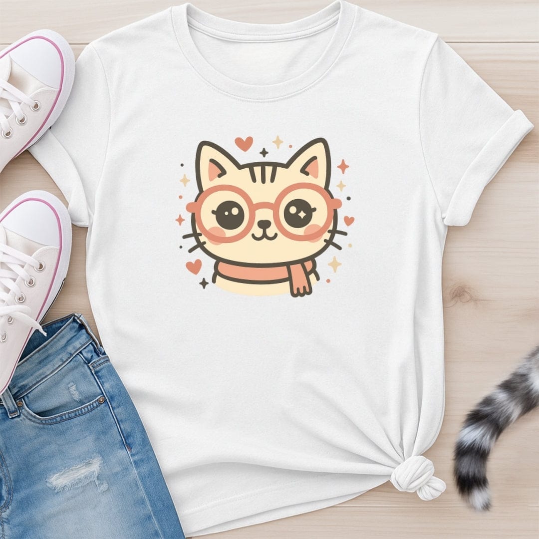 GLASSES KITTY T-SHIRT