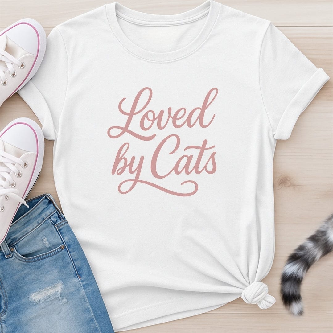LOVED BY CATS T-SHIRT