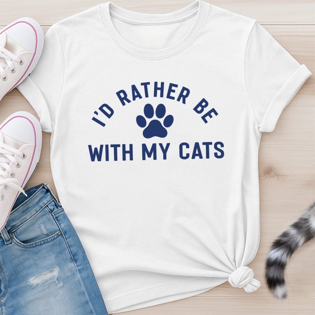 WITH MY CATS T-SHIRT