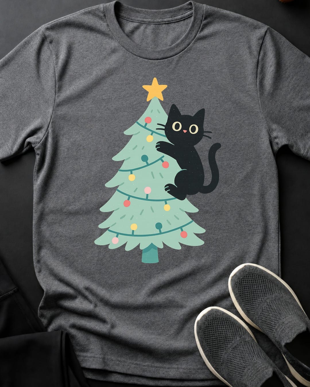 Christmas Kitty Tee