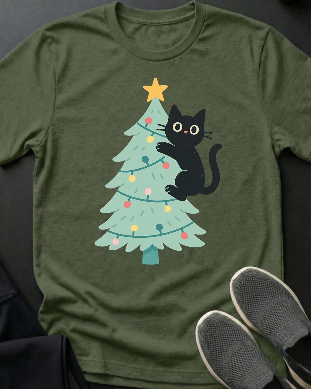 Christmas Kitty Tee