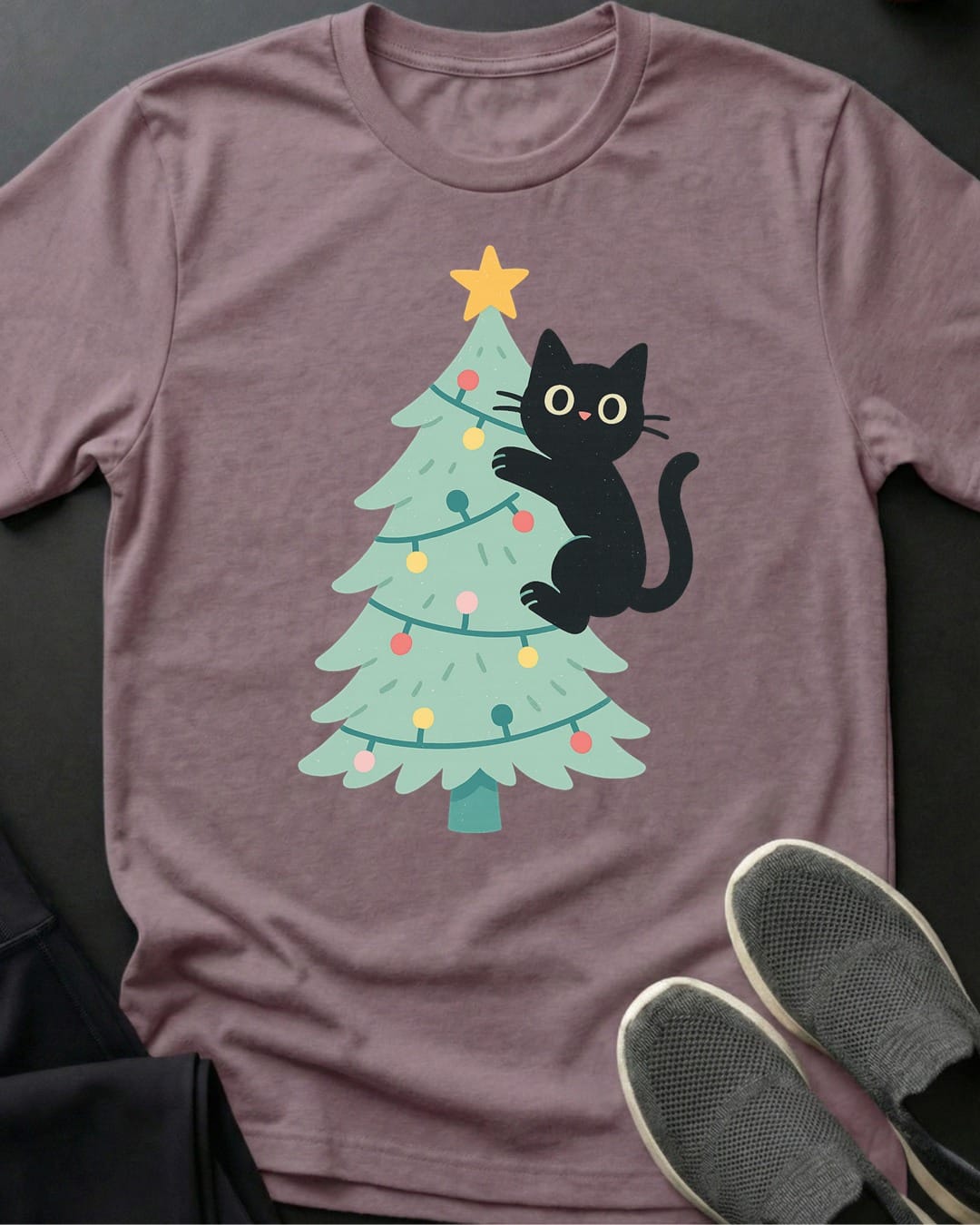 Christmas Kitty Tee
