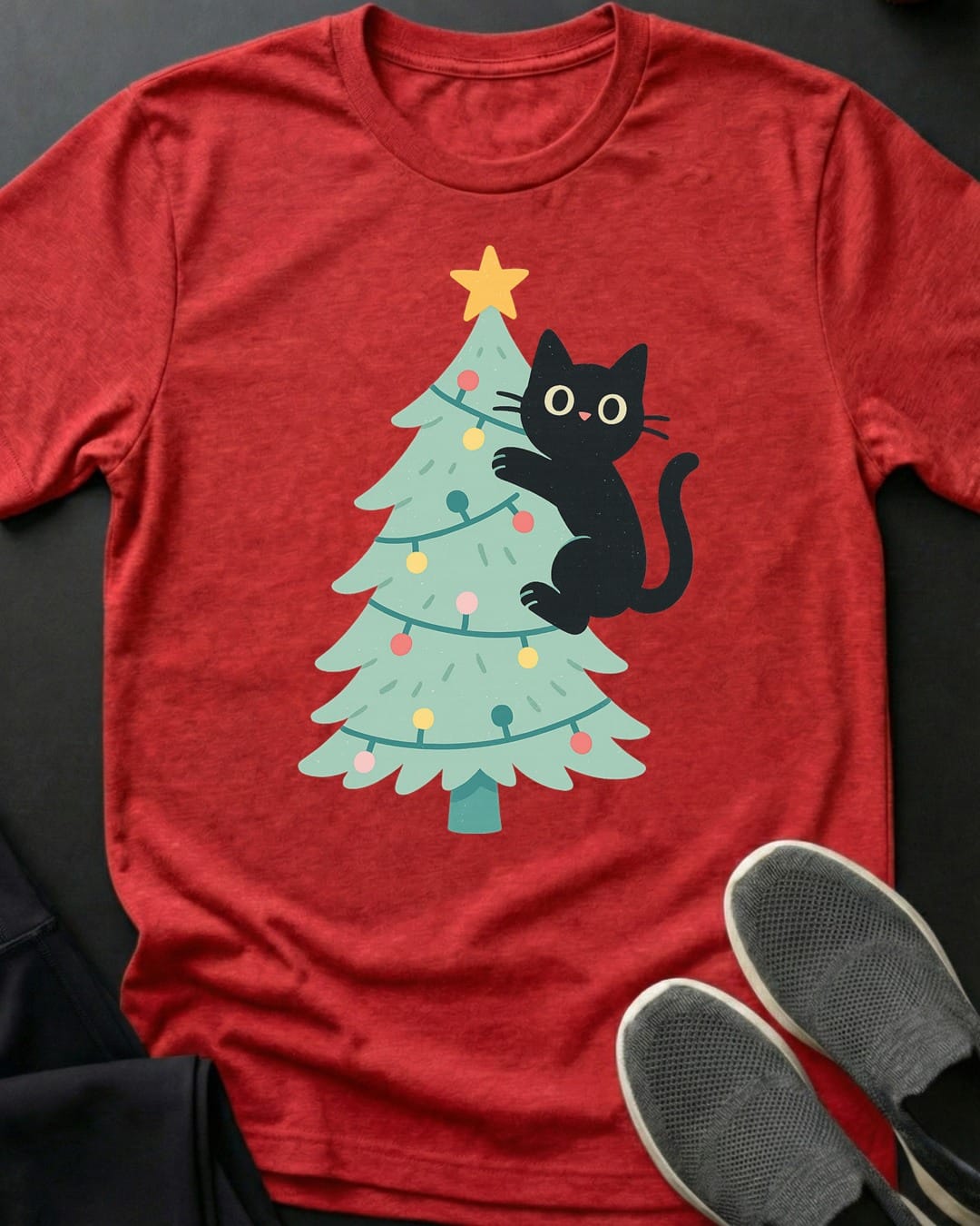 Christmas Kitty Tee